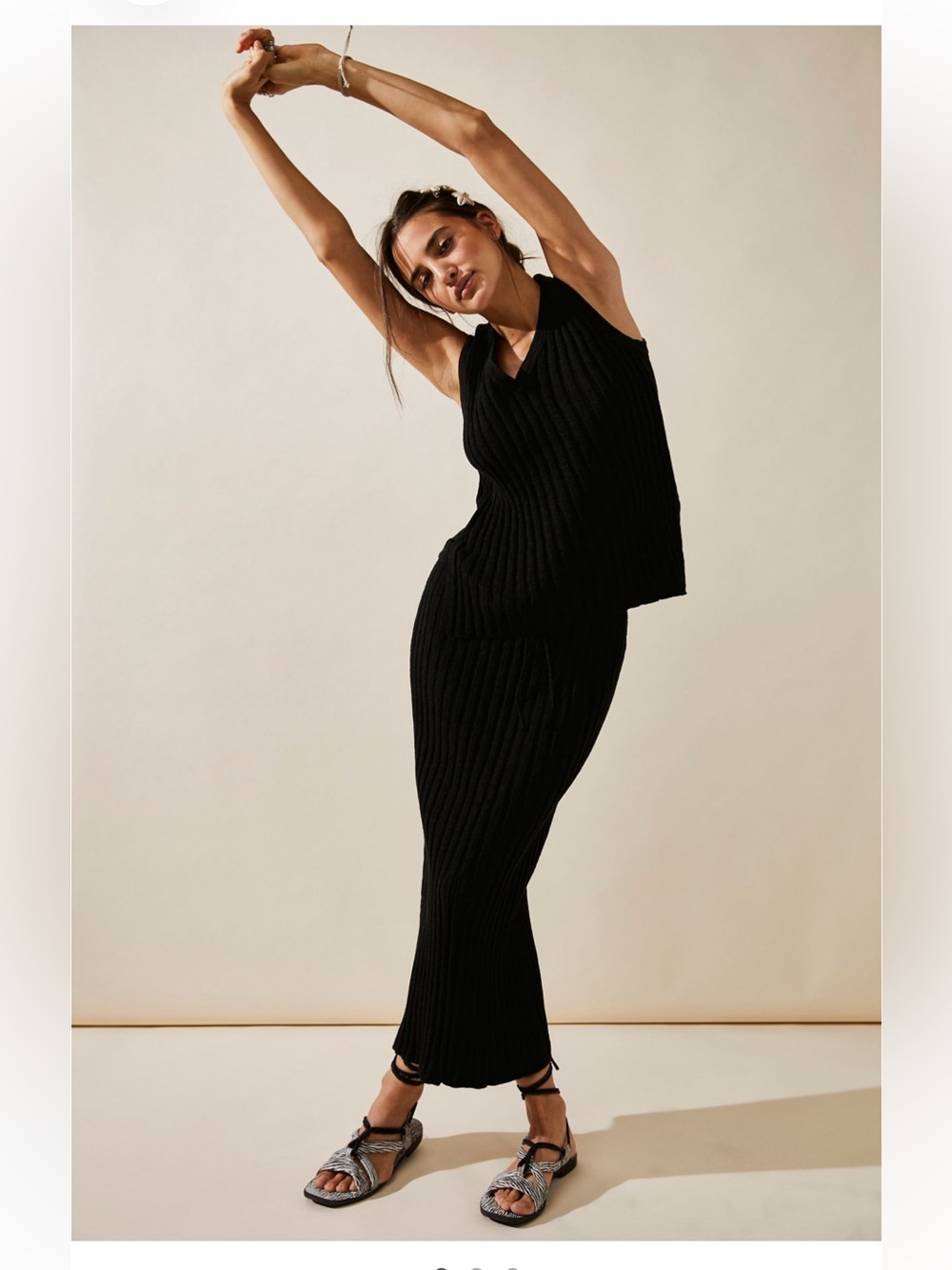 Free people Veda sweater set